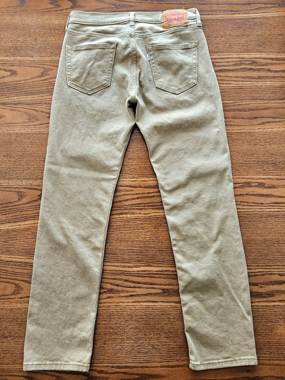 Levi’s 511 Slim Fit Jeans – Beige (32x32) • Excellent Condition - Picture 3 of 12